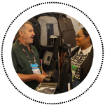 People talking in a business environment