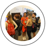 Exhibition stand at a trade fair